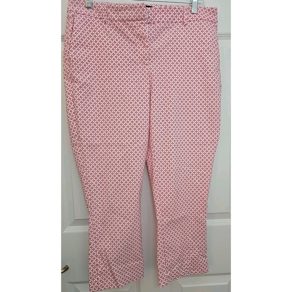 Cynthia Rowley Women's Capris Size‎ 12 Pink/White